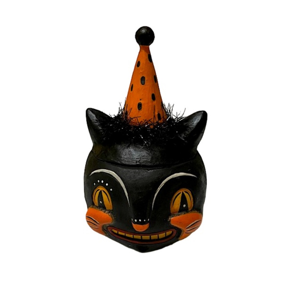 JOHANNA PARKER x BETHANY LOWE GRINNING VINNY PUMPKIN BLACK ORANGE